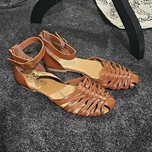 Brown Leather Sandals